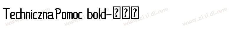 TechnicznaPomoc bold字体转换
